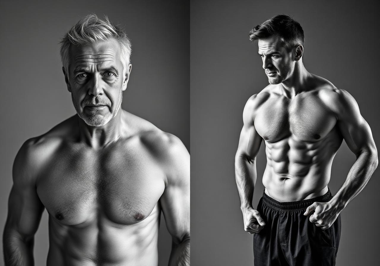 Robert D. transformation, before and after